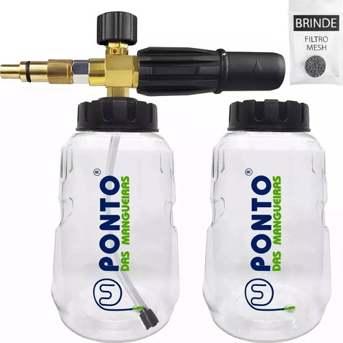 Snow Foam 2 Garrafas Compatível Lavadora Fixtec 1500w 120bar