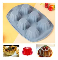 Comprar Molde De Silicón Flan Gelatina Pudin Tartaleta