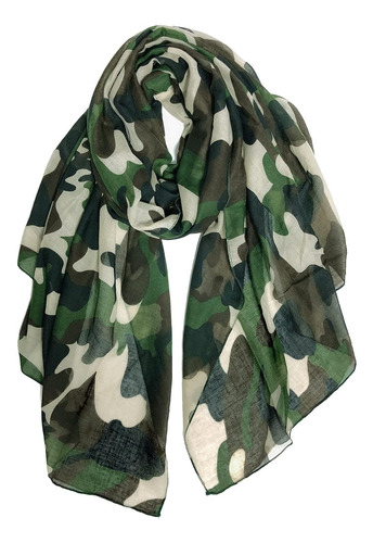 Bufandas Gerinly - Bufanda De Viaje Con Estampado De Camufla