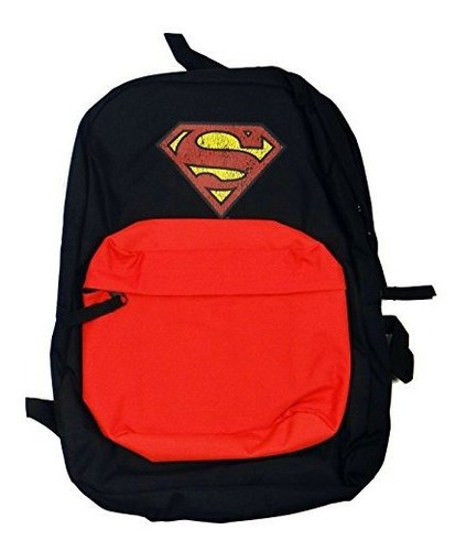 Concept One Men's Superman Front Pocket Backpack With Distre