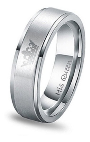 Imagen 1 de 4 de Anillos Compromiso Parejas Novios Regalos King Queen