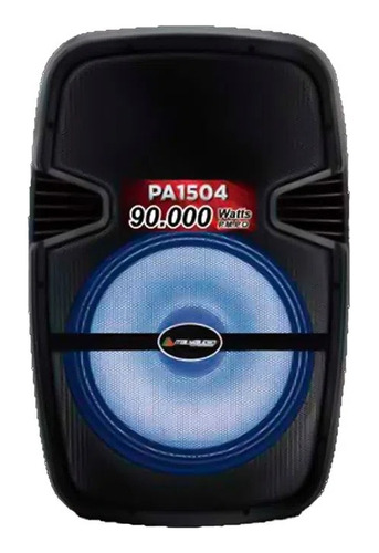 Caja Amplificada  90000w Italy Audio Con Microfono Pa1504