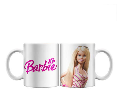 Taza De Plastico Personalizada Barbie 2023 Nro 85