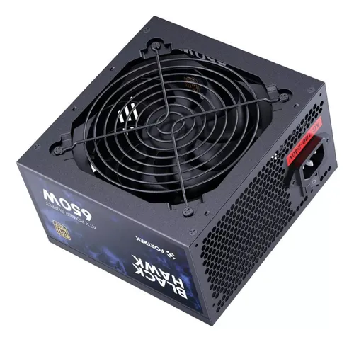 comprar Fonte De Alimentação Atx 650w 80 Plus Black Hawk Fortrek