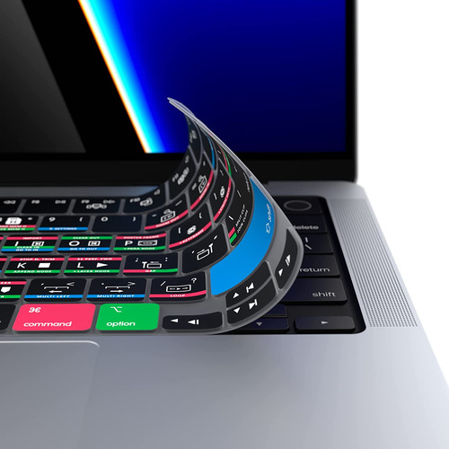 Protector De Teclado Davinci Resolve Para Macbook Pro 2021