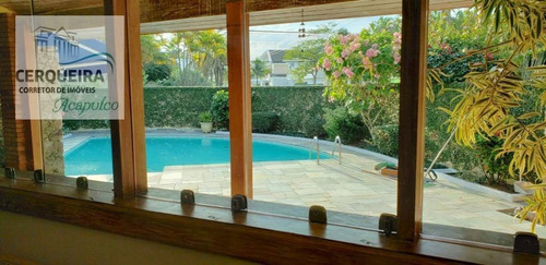 Casa Para Alugar, 380 M² Por R$ 6.000,00/mês - Acapulco - Guarujá/sp - Ca0543