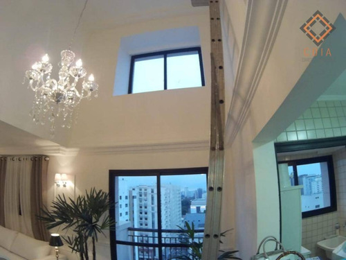 Cobertura Duplex Com 2 Dormitórios, 60 M² - Venda Por R$ 980.000 Ou Aluguel Por R$ 3.900/mês - Moema - São Paulo/sp - Ad0511