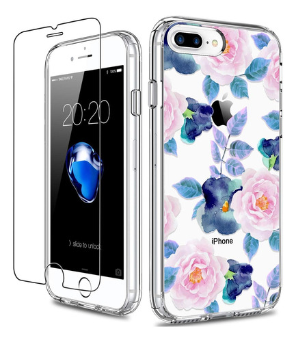 Funda iPhone 8 Plus/7 Plus Giika Pink Blue / Pink