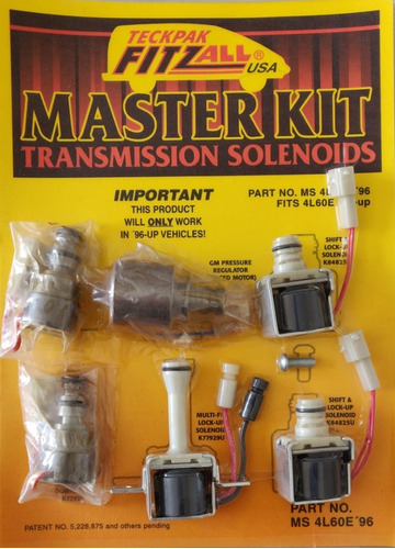 Kit Solenoides Para Transmisión Automática 4l60e 1996-2002