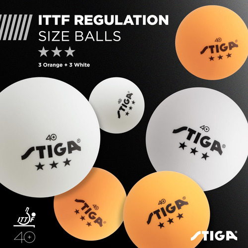 Juego De 4 Palas De Ping Pong Y 6 Bolas Naranjas Y Blancas