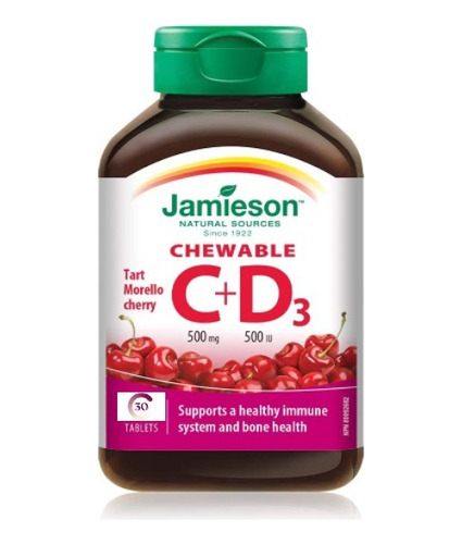 Vita C+d3 Jamieson 500mg Ml 30t - L a $2110