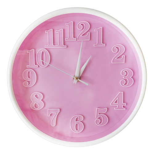 Reloj De Pared Analógico, 25 Cm Diámetro - 12415