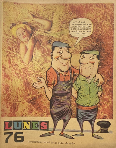Lunes Nº 76 Revista Humor Uruguayo 1960, Ej2