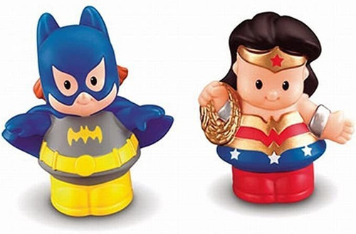 Little People Dc Super Friends ~ Wonder Woman &amp; Batgirl.