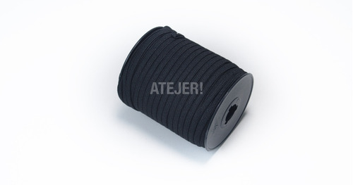Imagen 5 de 10 de Elástico 5mm X 100 Metros Para Barbijos Y Tapaboca Negro