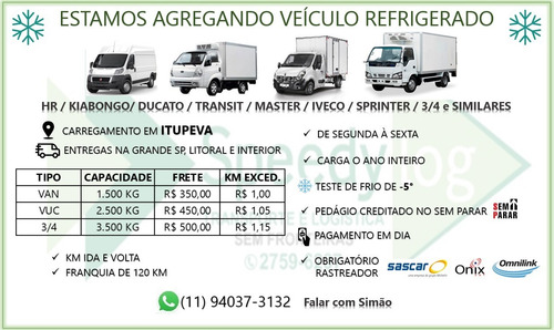 Imagem 1 de 1 de Agregamos Veículos Refrigerados Em Itupeva