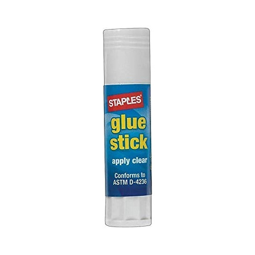 Grapas Barras De Pegamento Lavable, Jumbo, Claro, 1,4 Oz, 6 