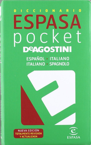 Diccionario Pocket Español- Italiano, De Aa. Vv.., Vol. 0. Editorial Espasa, Tapa Blanda En Español, 2007