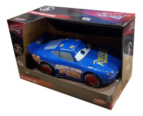 Autos Pullback 1:16 Disney Cars Mcqueen Matte Mundo Manias