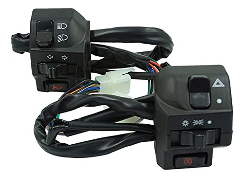 7 8  0.866 In Motocicleta Interruptor Agarradera Control Luz