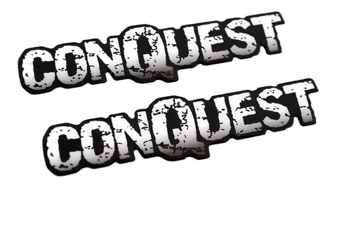 Adesivo Emblema Montana Conquest Resinado Kit Par Mtcr02