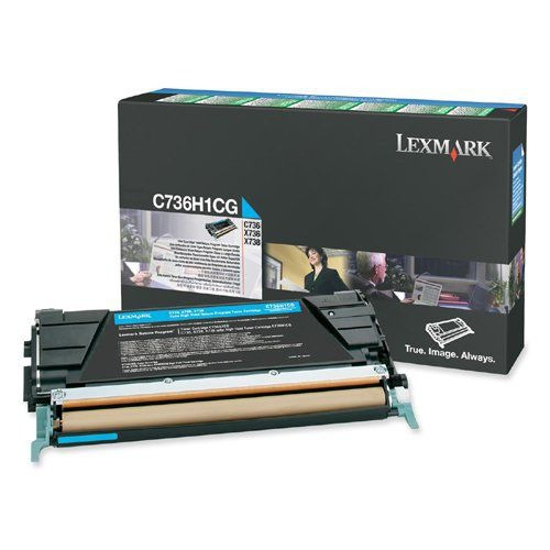 Tóner Laser Lexmark C736h1cg Cy / C736 X736 X738 Original