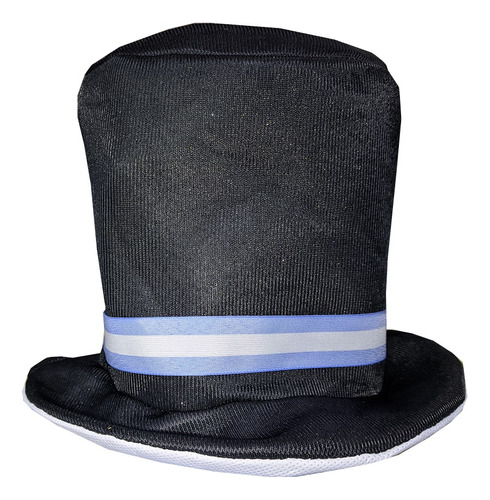  Sombrero Galera Negra Patria Espumina Disfraz
