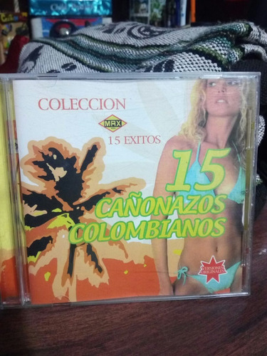 Cd Coleccion 15 Cañonazos Colombianos Max Music 2002 Cumbia