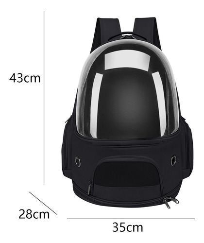 Pet Carrier Mochila Bolsas De Transporte Bolso Para Negro