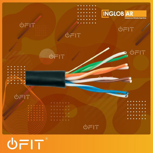 Imagen 5 de 10 de Cable De Red Armado Rj45 10 Metros Utp Cat 5e Exterior
