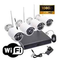 Comprar Kit Seguridad 4 Camaras Inalambrico Nvr Wifi Cctv Monitoreo