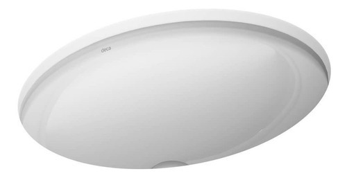 Deca L.37.17 bacha classic oval de embutir blanco 485x375x16mm Porcelana