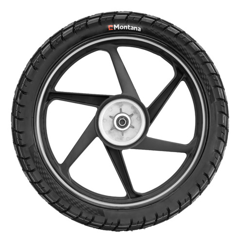 Llantas Delanteras/traseras Para Moto Montana D/p M-21a 110/90-17 66p + 90/90-19 58p Uso Con Cámara