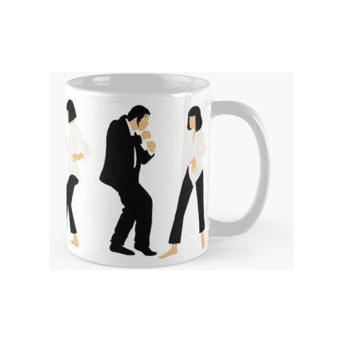 Taza Escena De Baile Mia Wallace Y Vincent Calidad Premium