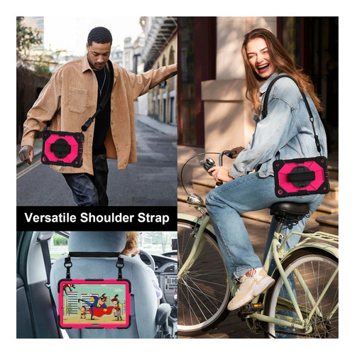 Para Samsung Galaxy Tab A9 Plus Sm Funda Con Correa De Mano