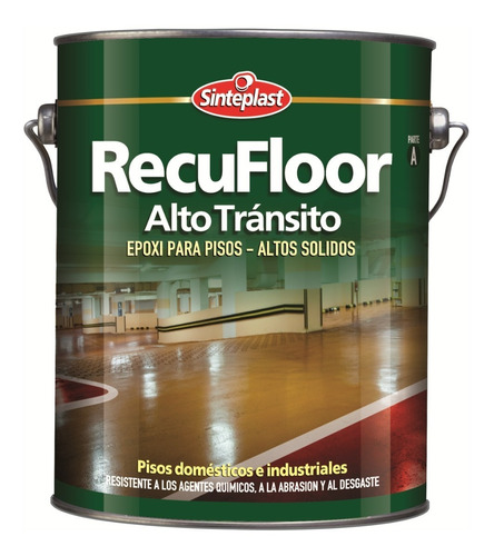 Recufloor Alto Transito Epoxi Para Pisos 1 Lt