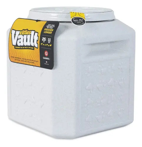 Contenedor de alimento para mascotas Petmate Vittles Vault Pawprint con diseño Pawprint con capacidad para 11kg