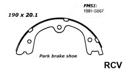 Balata Freno Mano Nissan Murano  2006 S/e