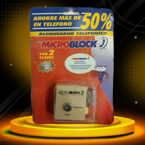 Bloqueador Telefonico 2 Llaves Microblock