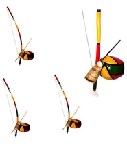 Comprar Instrumental Feito A Mão Berimbau 1m Olodum Colorido