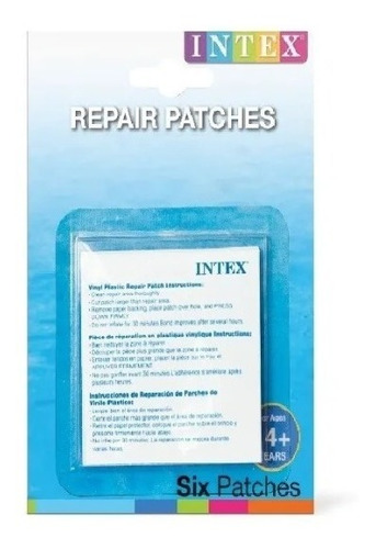 Kit Parche De Reparación Intex Piscinas Inflables Caja X 6 U