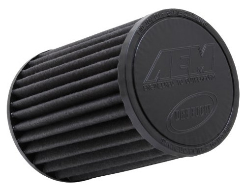 Aem 21-2047bf Filtro Aire Universal Dryflow: Redondo Conico;