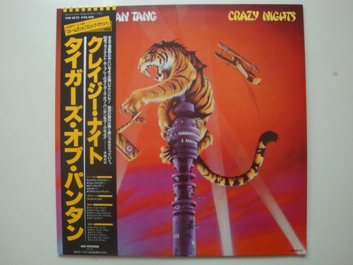 Tygers Of Pan Tang Crazy Nights  Lp Vinilo Japon 81 Hh