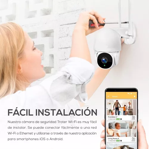 Camara Ip Exterior Seguridad Wifi Inalambrica Full Hd Audio