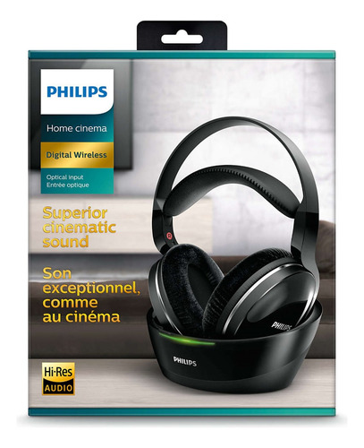 Imagen 3 de 6 de Auricular Inalambrico Philips Shd8850 Audio Hi-res Para Tv