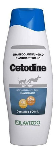 Shampoo Cetodine 500 Ml Lavizooo