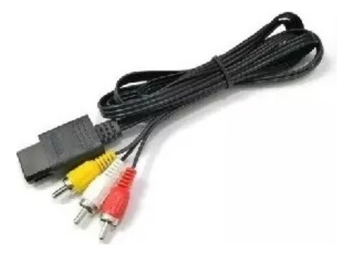 Cable Audiovideo Y Corriente Compatible Con Snes N64 Gamecub