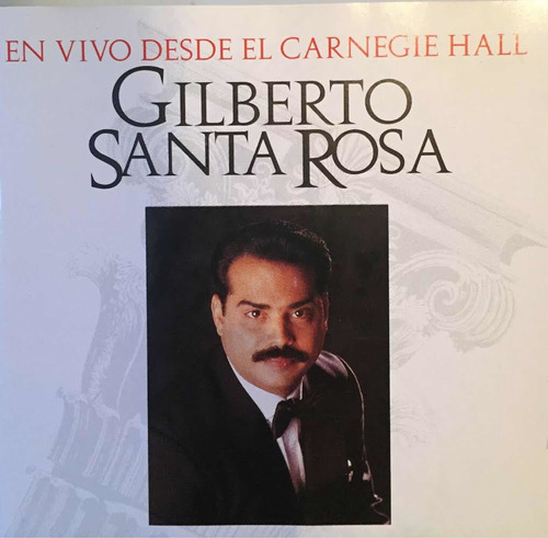 Cd Doble - Gilberto Santa Rosa / En Vivo. Album (1995)