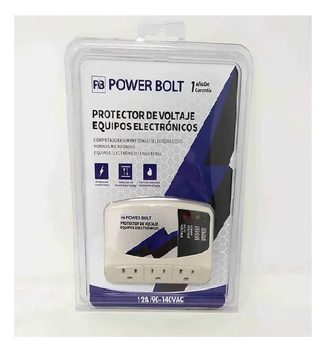 Protector De Equipos Electrónicos 120v Power Bolt Pb-008