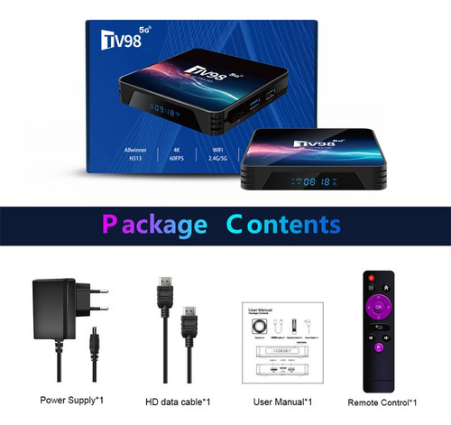 Android12 Tv Box Decodificador Wifi De Doble Banda